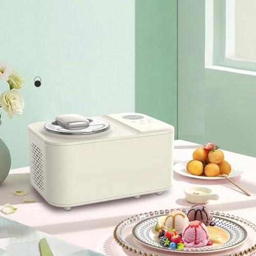 Eismaschine, Softeismaschine ohne Vorgefrieren mit LCD-Display, 1,2 Quarts Edelstahl-Innenraum, Maschine zur hausgemachten Eismaschine, leicht zu reinigen, for Kinder, Frozen Yogurt, Gelato, Sorbet – Bild 8