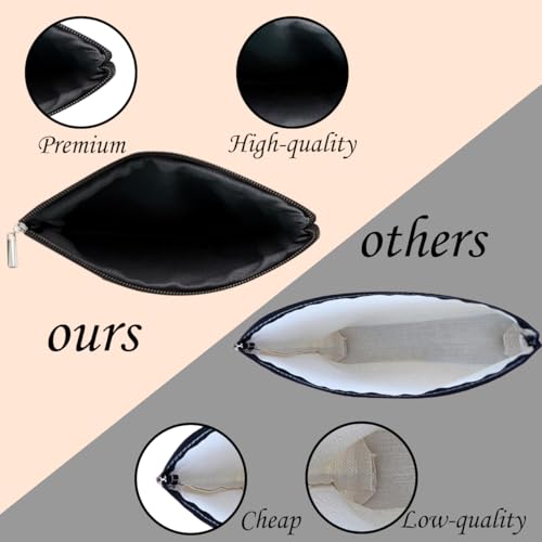 Funny Cat Makeup Bags for Women - Cute Black Cat Themed Gifts for Girls - Funny Travel Cosmetic Bag Zipper Pouch for Daughter Sister Bestie4