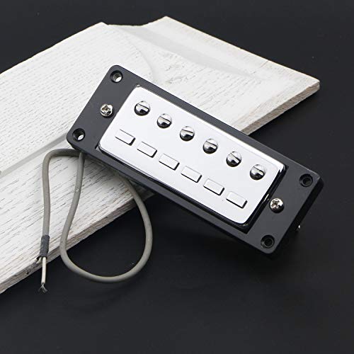Unxuey 1 mini micro chevalet de guitare de 52 mm à double bobinage Humbucker pièces de rechange pour guitare électrique… - Les Beatles, Paul McCartney, John Lennon, RIngo Starr, George Harrison Unxuey 1 mini micro chevalet de guitare de 52 mm à double bobinage Humbucker pièces de rechange pour guitare électrique… – Image 6