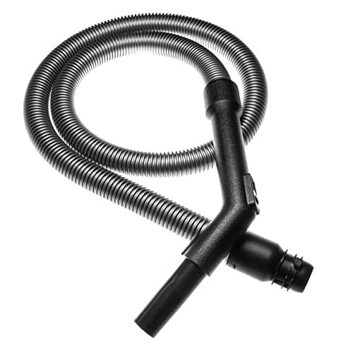 vhbw Tuyau d'aspirateur avec raccord circulaire 32mm compatible avec Philips HR8330, HR8331, HR8331A, HR8331A Expression aspirateur, avec poignée
