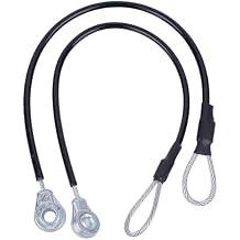 2Pcs Tailgate Cables M159508 for John Deere Gator M TE TH 6x4 TX XUV HPX615E HPX815E XUV865R XUV825E
