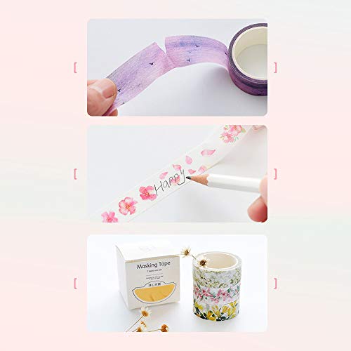 3pcs decorativo conjunto de fita de papel de mascaramento para scrapbooking diy decoração dom embala