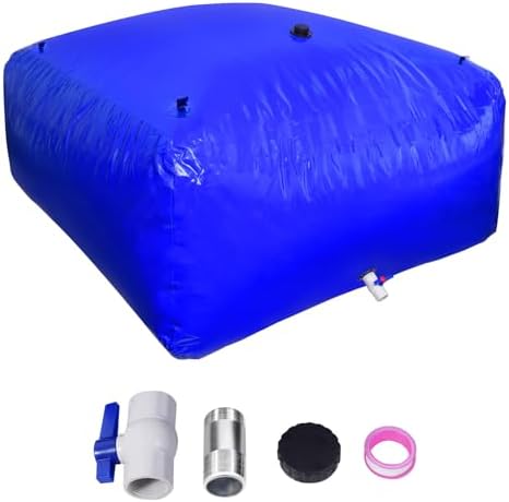 Large Capacity Foldable Water Bladder Tank - Durable Water Storage Container for Agricultural Irrigation, Garden, and Greenhouse Use - Efficient Reservoir Solution