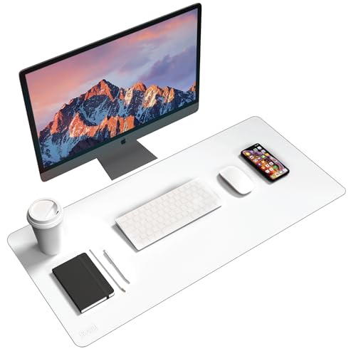 Black+Decker Sous-main en cuir pour clavier et souris – Accessoires de bureau – Décoration de bureau pour hommes, femmes, adolescents – Sous-main pour jeux, travail à domicile, bureau – Organisateurs