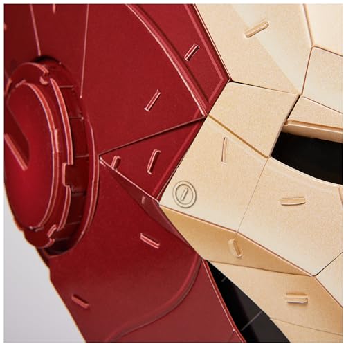 4D BUILD - Puzzle 3D Marvel - Maquette Avengers 96 Pièces - Casque Iron Man Inspiré de la Saga - Puzzle Adulte - Jeu de Construction à Collectionner - Jouet adulte - Jeu Enfant 12 ans et +