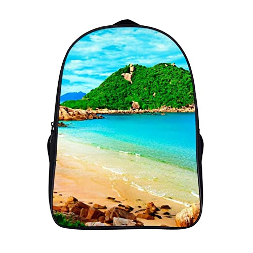 Sac à dos d'impression 3D cool Coastal Fashion cartable de mode enfant