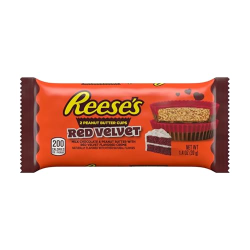 Reese's Red Velvet Peanut Butter Cups, Chocolate Candy 24 count