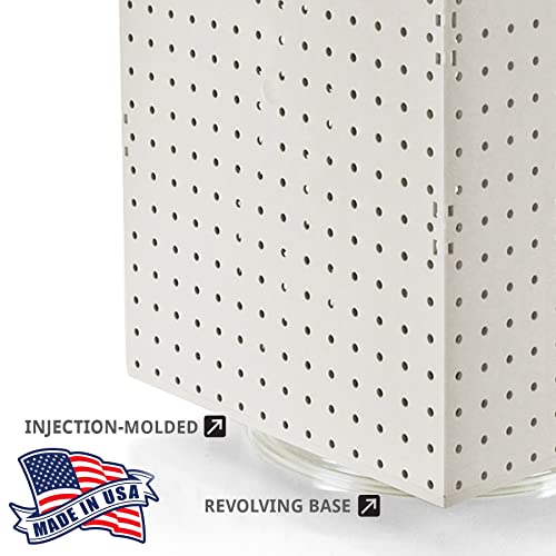 Snapklik.com : Azar Displays 701414-WHT Rotating Display Stand - 4 ...