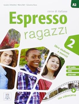 Paperback Espresso Ragazzi: Libro studente e esercizi + CD audio + DVD 2 [Italian] Book