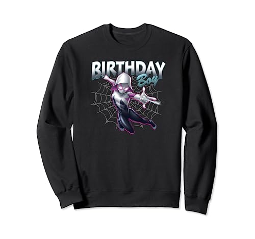 Sweat Spider-Man neon pour anniversaire garçon avec motif Spider-Gwen stylé