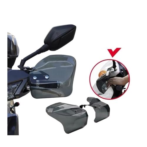 Protection levier frein embrayage et protège-main coupe-vent réfléchissant scooter - 2