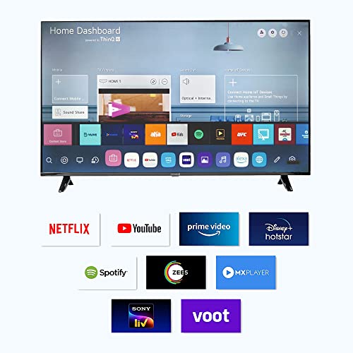 Image of Croma 127 cm (50 Inches) 4K Ultra HD Smart LED TV CREL050USA024601 (Black) (2022 Model)