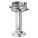 Produktbild tepro Holzkohlegrill Edelstahl-Säulengrill Hartford, Grillfläche: ca. 39 cm Ø silber