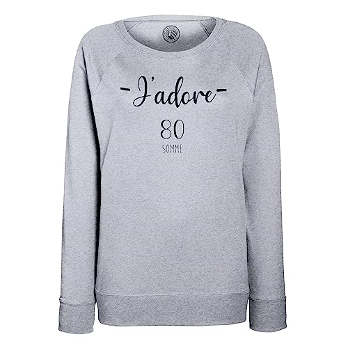 Sweatshirt femme J'adore 80 Somme pour porter votre histoire picarde