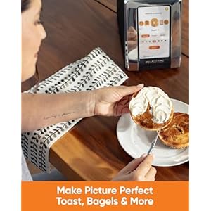 Revolution R180 Connect Plus 2-Slice Touchscreen Toaster – Connected Smart Toaster w/Patented InstaGLO 2.0 Technology, Toastie Press Mode, Digital Picture Frame – Toast Bread, Bagels, Waffles & More Revolution R180 Connect Plus 2 Slice Touchscreen Toaster–Connected Smart Toaster wPatented InstaGLO 20 Technology Toastie Press Mode Digital Picture Frame–Toast Bread Bagels Waffles More