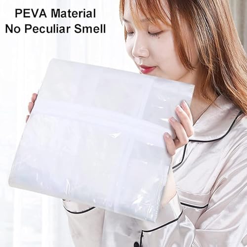 Housse de tringle à vêtements transparente longue 150cm pour robe