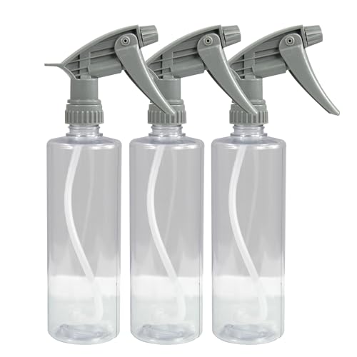 Chemical Guys Heavy Duty Bottle Sprayer - Chemical Resistant Trigger for Car Detailing, Adjustable Mist to Stream, High Output, for Cleaners, Sprays, Degreasers (ACC_121.16HD3) - 16 Oz, 3 Pack