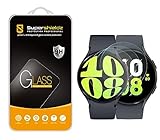 Supershieldz (3 Pack) Designed for Samsung Galaxy Watch 6 (44mm) / Galaxy Watch 5 (44mm) / Galaxy Watch 4 (44mm) Tempered Glass Screen Protector, Anti Scratch, Bubble Free