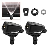 2PCS Car Front Windshield Washer Nozzle Kit, 0.31