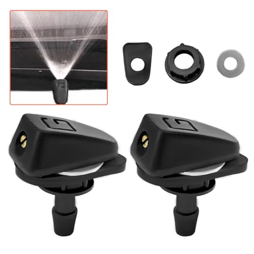 2PCS Car Front Windshield Washer Nozzle Kit, 0.31