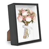 Shadow Box Frame 8x10 - 2in Deep Display Cases Shadowbox Picture Frame with Galss 3D Display Wood Shadow Box Frame with Line Board