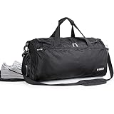 EONGOA Sports Travel Gym Bag with Shoes Compartment & Dry Storage Pocket,Durable Water Resistant Fit