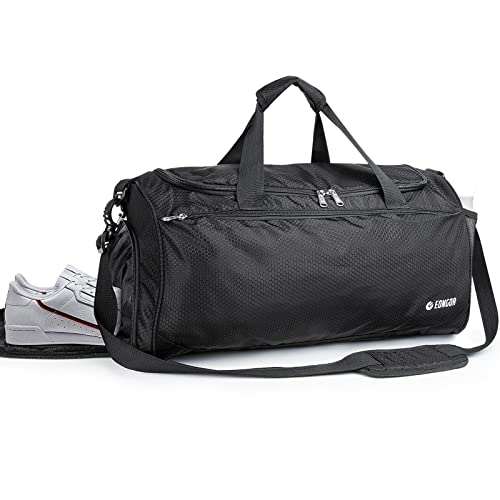 Eongoa Sports Travel Gym Bag With Shoes Compartment & Dry Storage Pocket,Durable Water Resistant Fitness Duffle Bag With Inner Pocket And Adjustable Shoulder Strap For Women & Men #TOP2