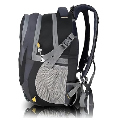 Image of Large 50L Laptop Backpack with Shoe Compartment, Rain Cover, Waterproof Travel Rucksack for Men & Women