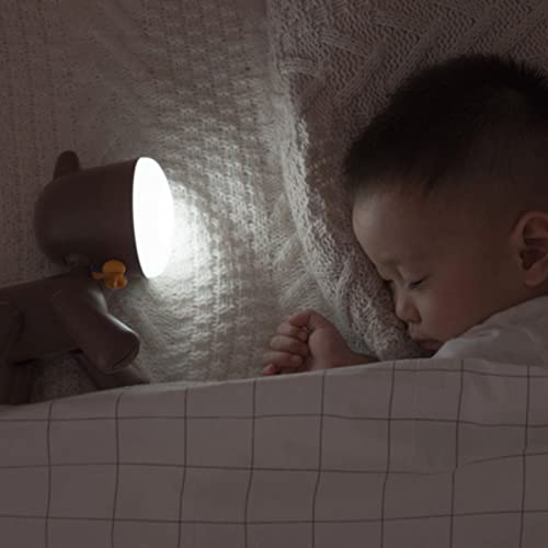 Lampe de table rechargeable USB pour chevet : chien blanc 1200mAh