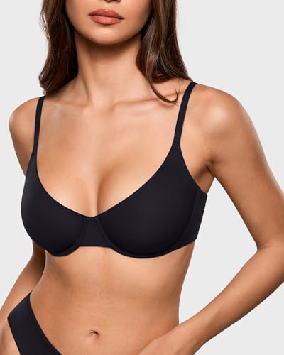 Image of INLYRIC Women's Unlined Balconette Bra Tshirt Underwire