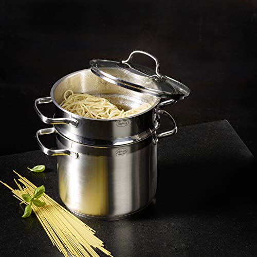 Servidor de pasta Rösle de 29,5 cm en elegante acabado plateado con gancho de colgar 3