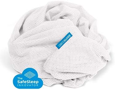 Aerosleep Safesleep Drap Housse Lit D Enfant Respiration Optimale Regulation De La Chaleur Absorption De L Humidite Lavable En Machine 100 Pes 1 X 60 Cm Blanc Amazon Fr Bebe Et Puericulture