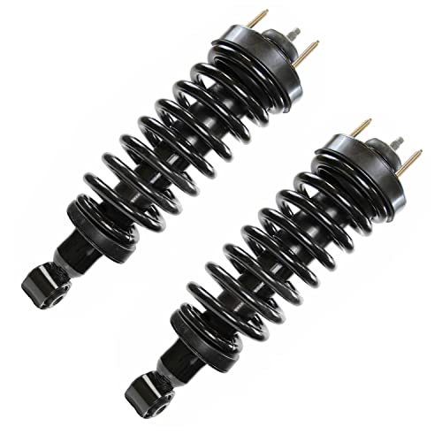 Image of Detroit Axle - 2pc Front Struts for 03-11 Ford Crown Victoria Mercury Grand Marquis 03-04 Marauder, 2 Struts & Coil Spring Assembly 2003 2004 2005 2006 2007 2008 2009 2010 2011 Replacement Suspension