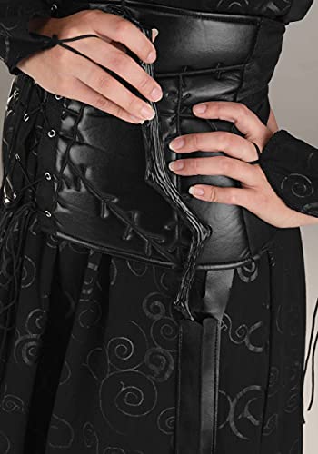 Women's Deluxe Harry Potter Bellatrix Lestrange Costume, Black Dress Corset, Evil Wizard Outfit For Halloween X-Large #TOP3