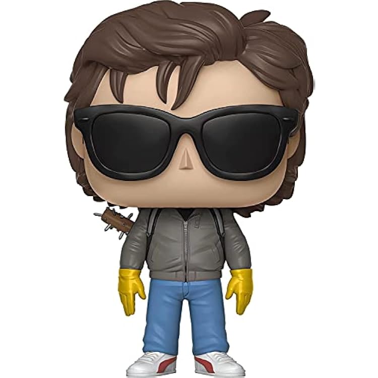 POP Stranger Things - Steve Harrington with Sunglasses Funko Pop! Vinyl Figure (Bundled with Compatible Pop Box Protector Case), Multicolored, 3.75 inches