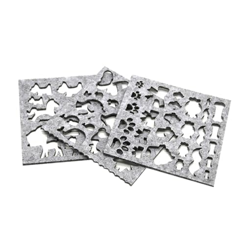 KAILIKETIY 7 piezas Kit de Molde para Fieltro de Aguja Molde de Fieltro para Bordado y Manualidades DIY Herramientas Seguras y Duraderas para Iniciación al Fieltrado