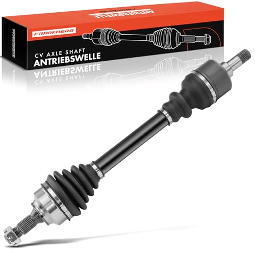 Frankberg Arbre de Transmission MT sans bague ABS Essieu Avant Gauche Compatible avec C3 II SC 1.6L 2014-2016 DS3 SA 1.2L 1.6L 2009-2015 207 CC WD 1.6L 2007-2015 Remplacer# 210250