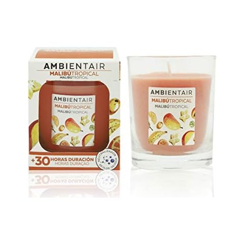 Ambientair VV001MNA Aromática Fragancia Malubú, Mango Tropical. Vela Perfumada Cover