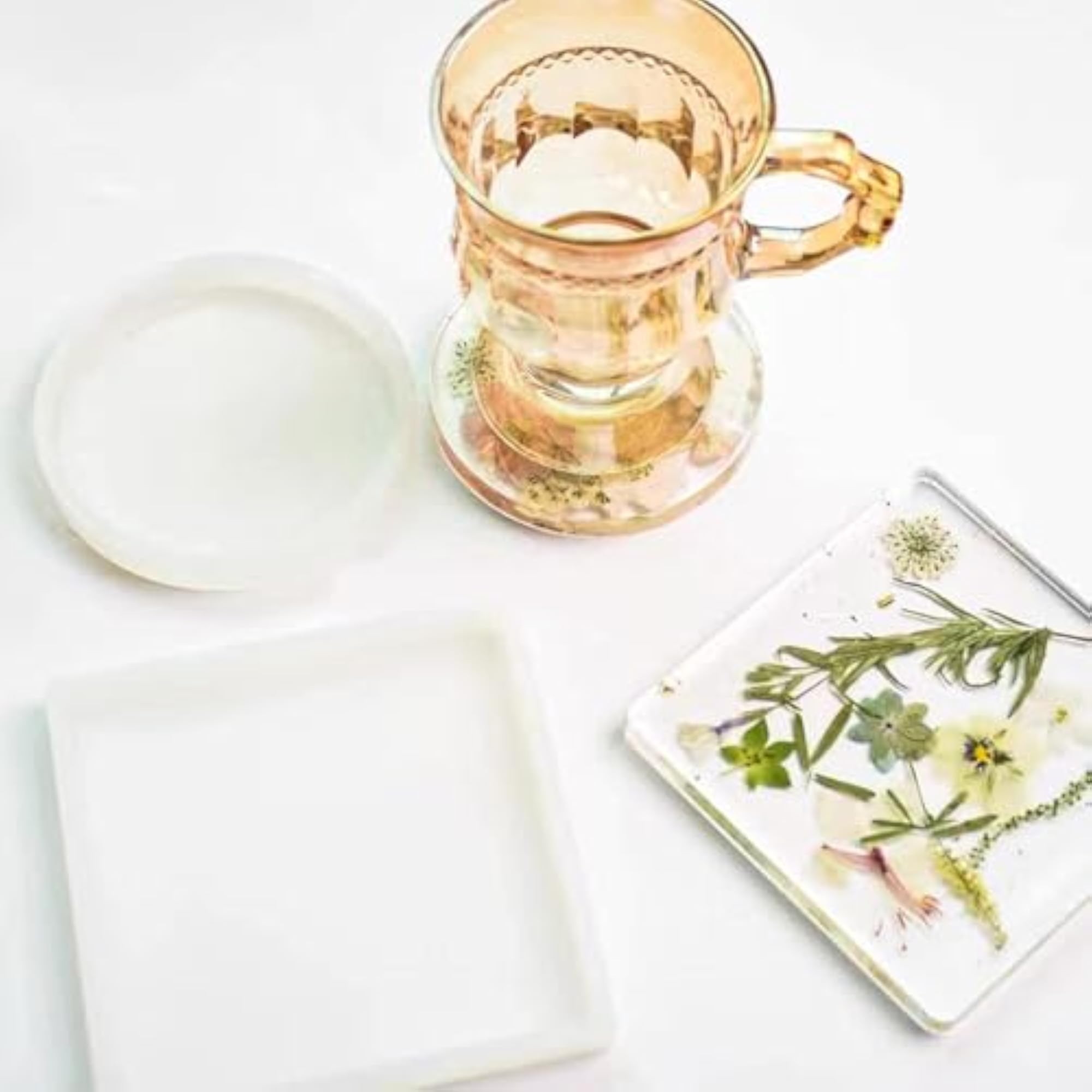 3 PCS Coaster Mould Set for DIY Crafters, Clay Molds