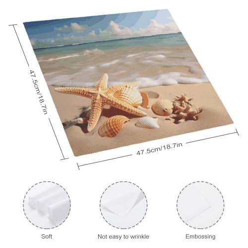 Servilletas de tela cuadradas 18x18 pulgadas juego 4 pcs miniatura 2