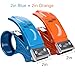PROSUN 2 Pack Metal Packing Tape Dispenser Gun:2-inch Wide Tape Dispenser / 3-Inch Inner Paper Core(2