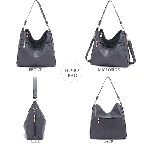 Image of Women Large Crossbody Bags Ladies Satchel Shoulder Handbags Purse and Wallet Set for Women Totes Hobo Purses