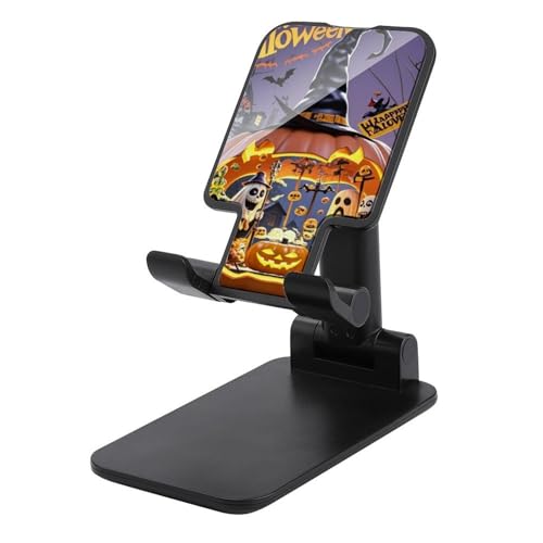 Support de téléphone pliable pour bureau universel ajustable motif fantôme