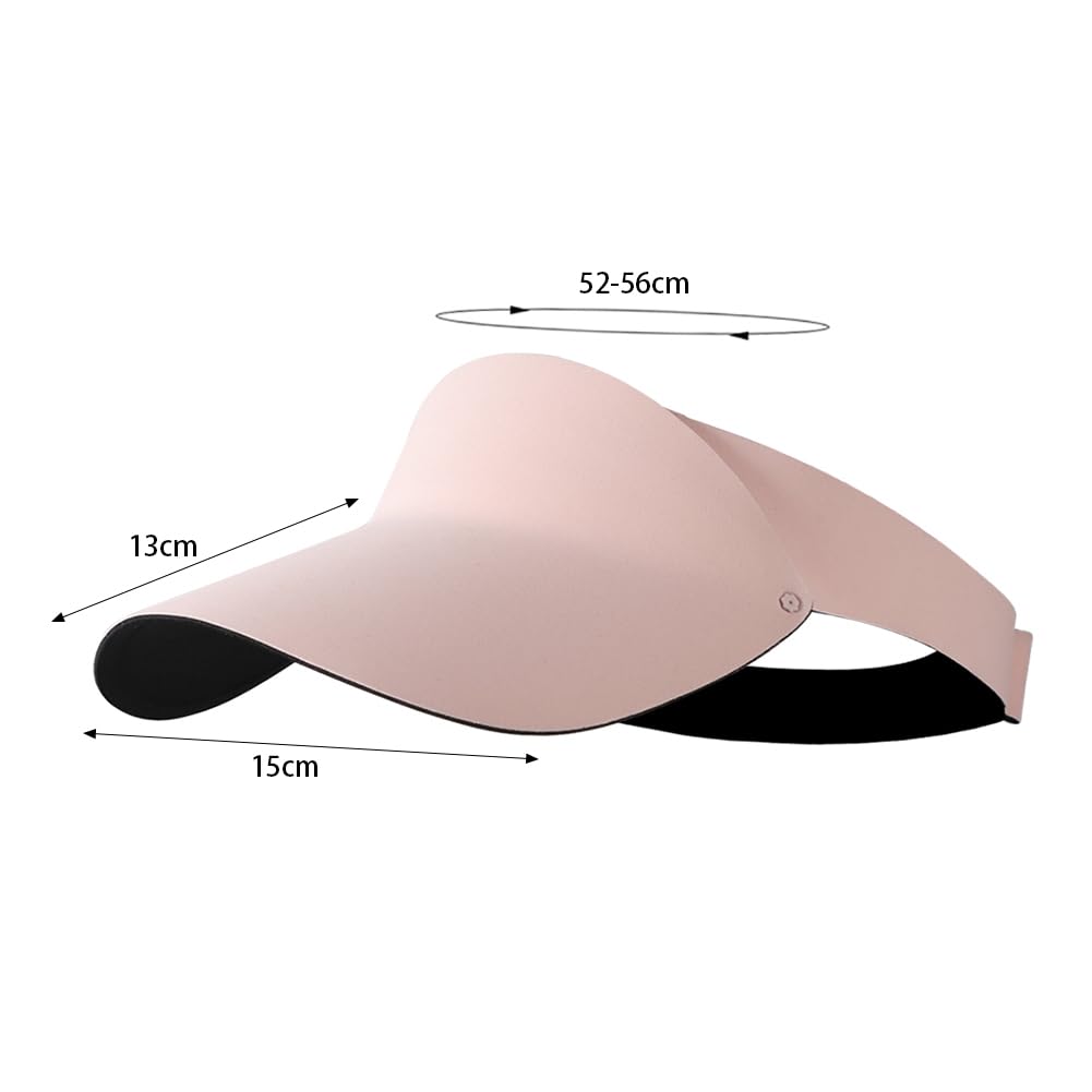 haozaikeji Kinder Visor Cap Mädchen Jungen Sommer Schirmmütze Unisex Sonnenhut Einstellbar Hut UV Schutz Sonnenblende Kappe Schirm Outdoorhut Atmungsaktiv Schirmcap Outdoor Sporthut für Urlaub Sport