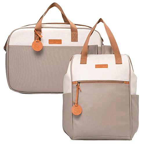 Combo com Bolsa Grande e Mochila Pirulitando Petit Cinza