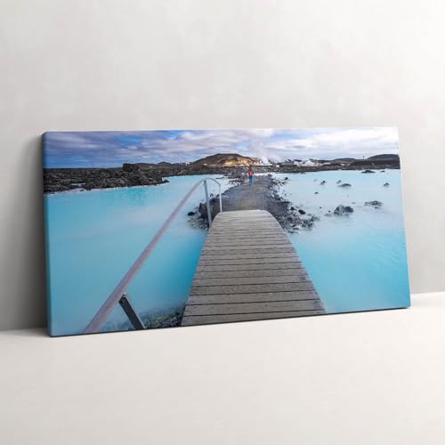 Attraction en Islande Image sur Toile Déco Salon Grand Format Murale d'Art