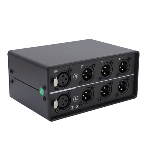 Convertisseur de son équilibré anti-interférence boîtier aluminium XLR