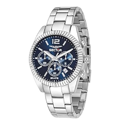 Sector No Limits Orologio da Uomo Analogico al Quarzo con Cinturino in Acciaio Inox – R3273676004
