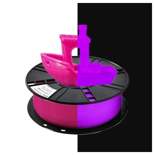 iBOSS 3D PLA Plus Printer Filament, 1.75mm Glow in The Dark Purple PLA+ Filament for 3D Printing, 1kg Spool (2.2lbs), Dimensional Accuracy +/- 0.02 mm, Fit Most FDM 3D Printers, Glow Purple 01