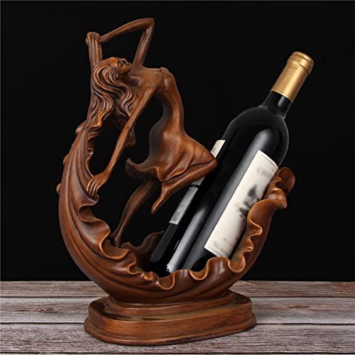 Soporte para botellas de vino de mesa de resina miniatura 3